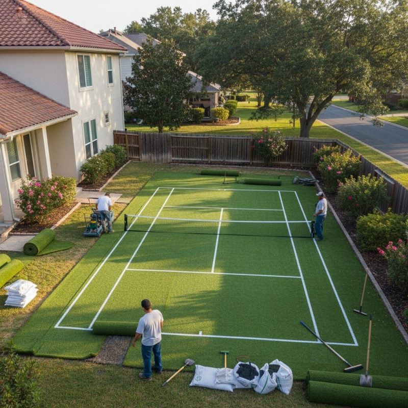 Backyard Sports Turf Installation: Creating A Bocce Ball Or Pickleball Court At Home